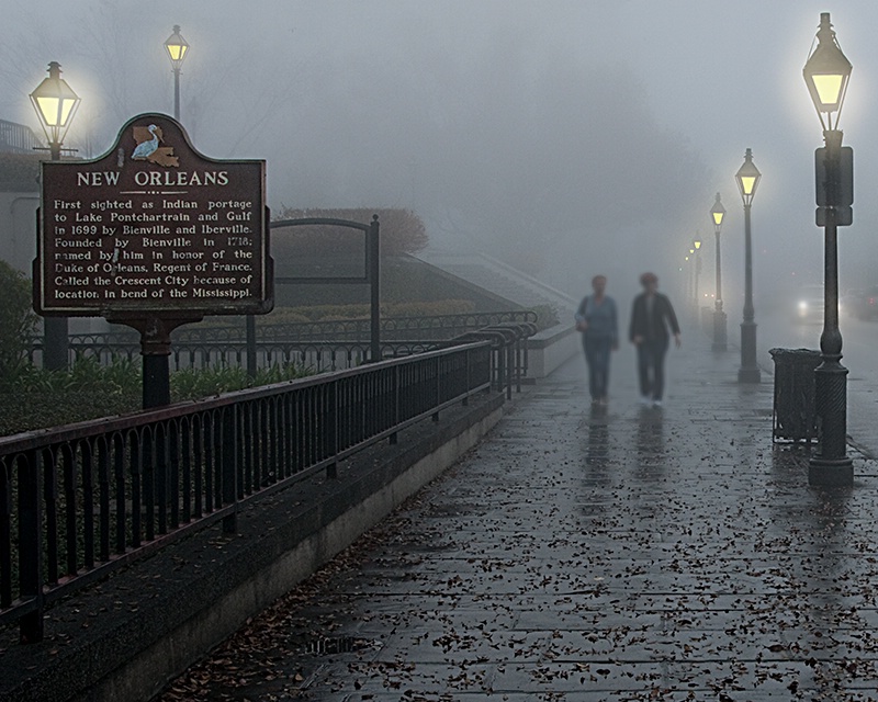 Foggy Morning New Orleans