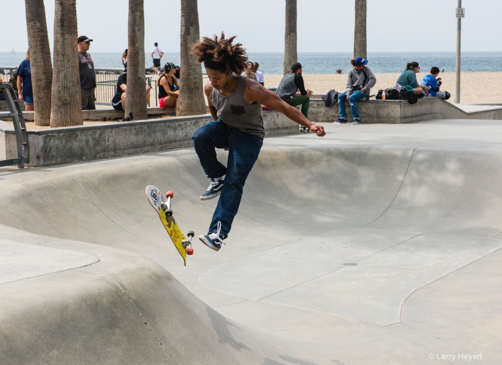 Skateboarder- Venice, CA - ID: 15225585 © Larry Heyert