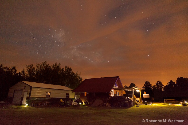 Glimpse of Milky Way at the campground