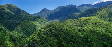 mountain range panorama