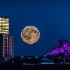 © Sibylle G. Mattern PhotoID # 15229311: Full moon over Berlin