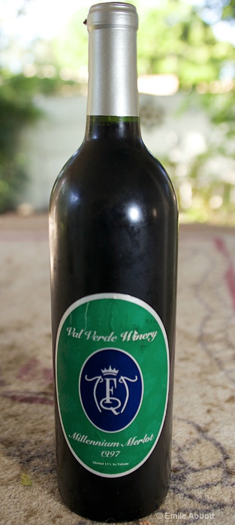 Val Verde Winery "Millennium Merlot 1997"