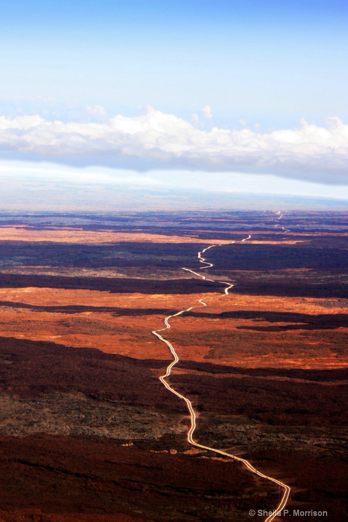 Road over the Lava Fields