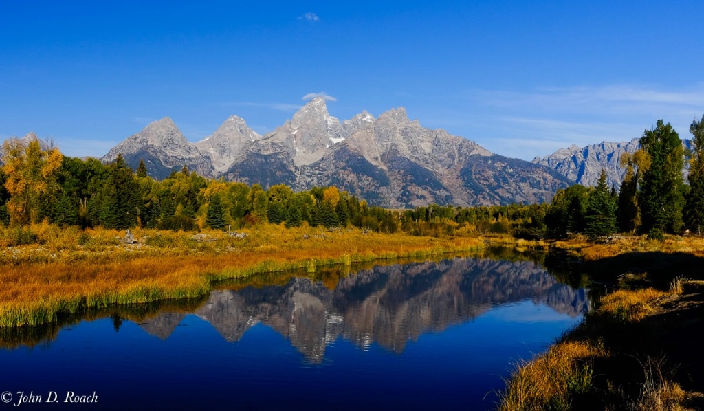 Early Morning Light at Schwabacher Landing-Tetons