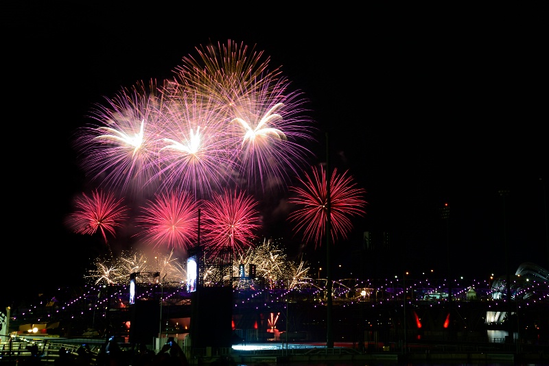 F1 firework, Singapore