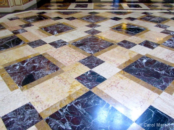 Tile floor L.A. Public Library