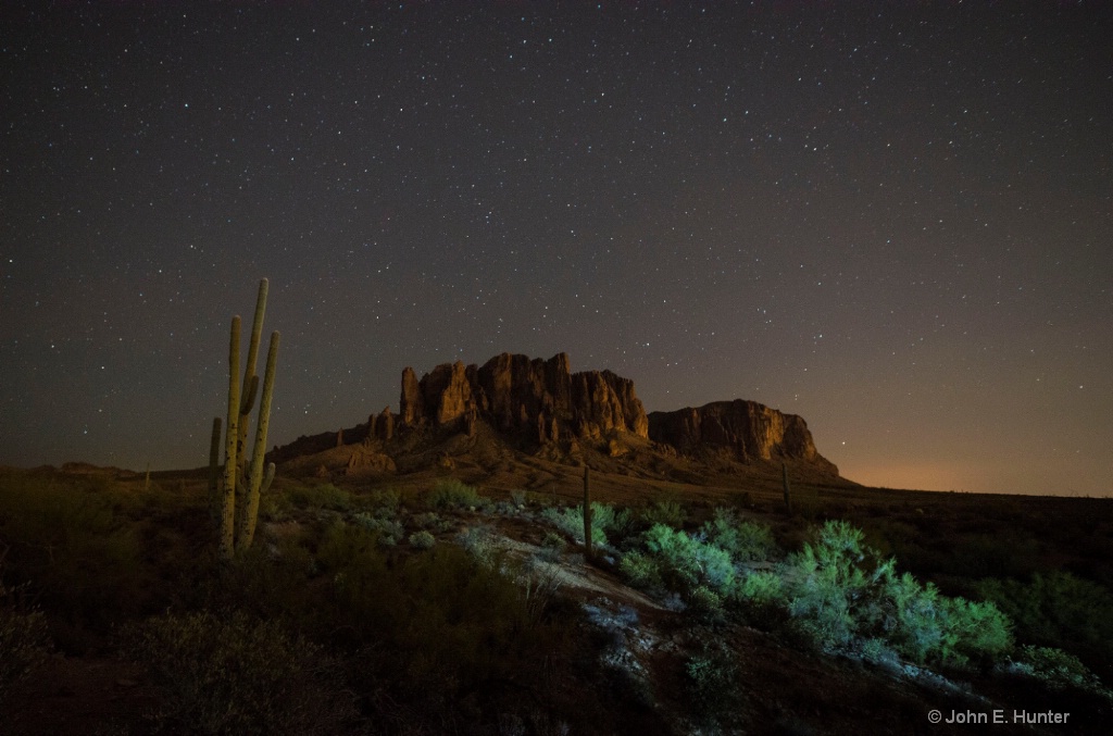 Evening in the Superstition Mountains