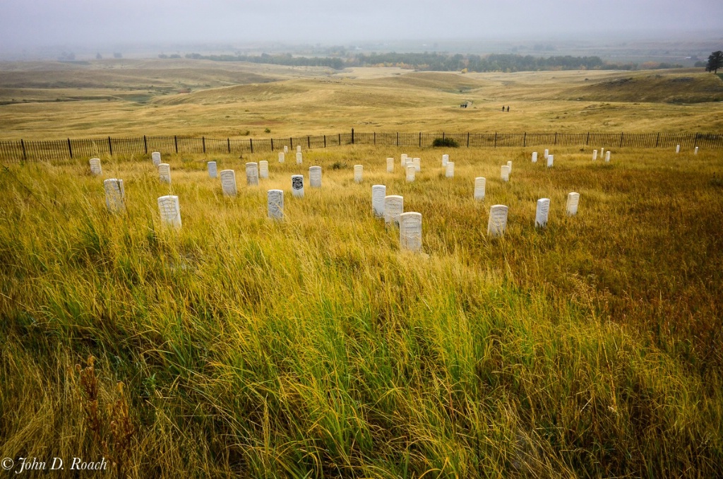 View at Last Stand Hill-Battle of Little Big Horn