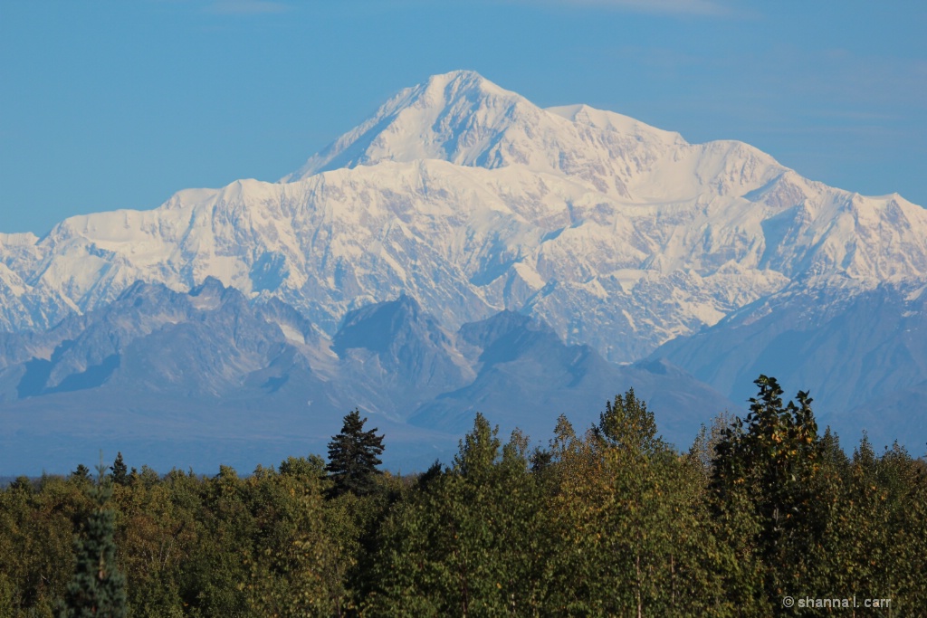 Denali -The  Athabaskan name meaning The High One