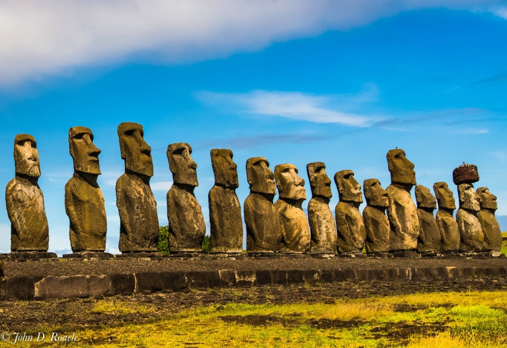 Ahu Tongariki Easter Island - ID: 15240902 © John D. Roach