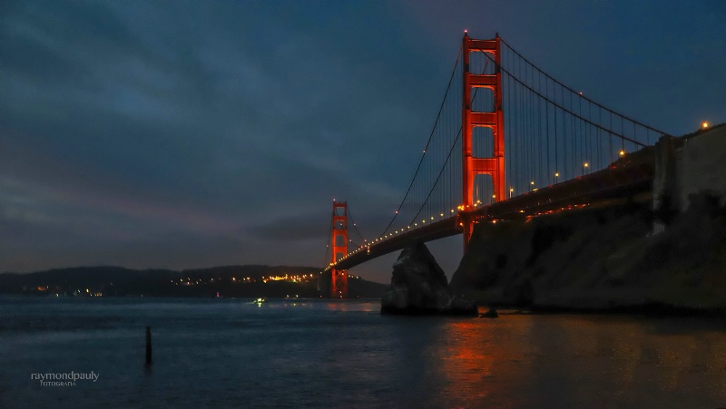 Golden Gate Before Dawn