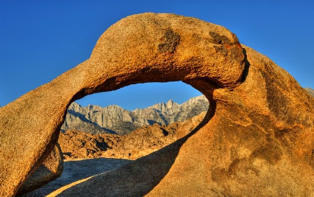 Mt. Whitney through Arch