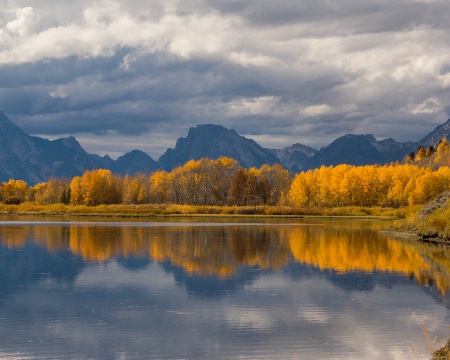 Oxbow Bend Fall Reflection
