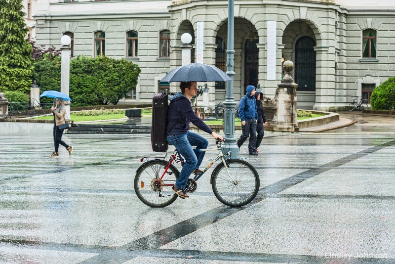 Rainy Day in Ljubljana
