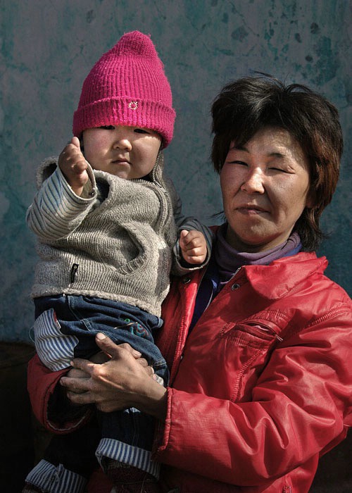Russian Mother and Child