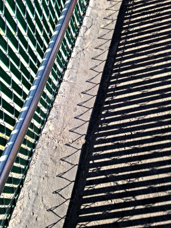 Fence shadows