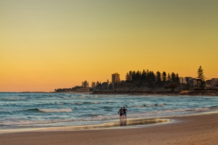 Two Fishermen In The Sunset