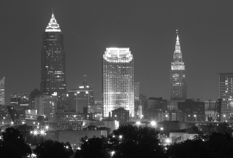 cleveland in B&W