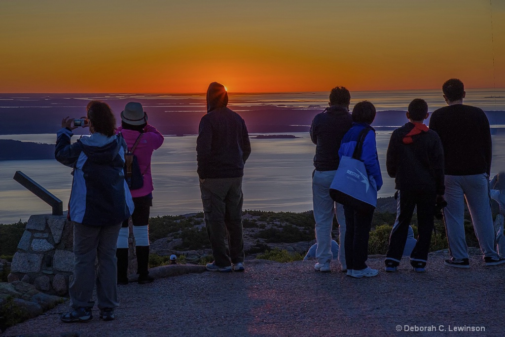 First Light from Cadilac Mountain