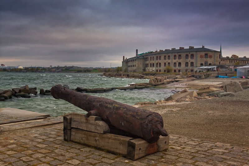 Old Cannon And The Patarei Prison