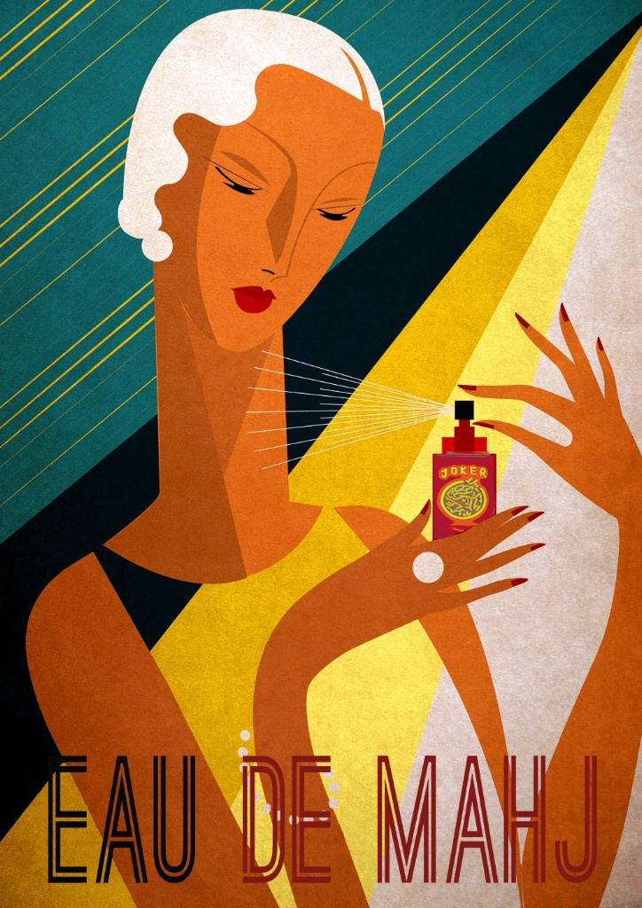 final eau de mahj dark letters - ID: 15265261 © John W. Davis