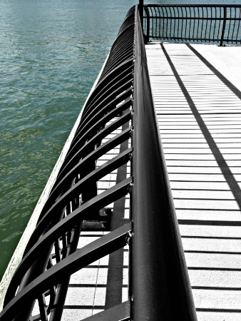 Railing and shadow lines