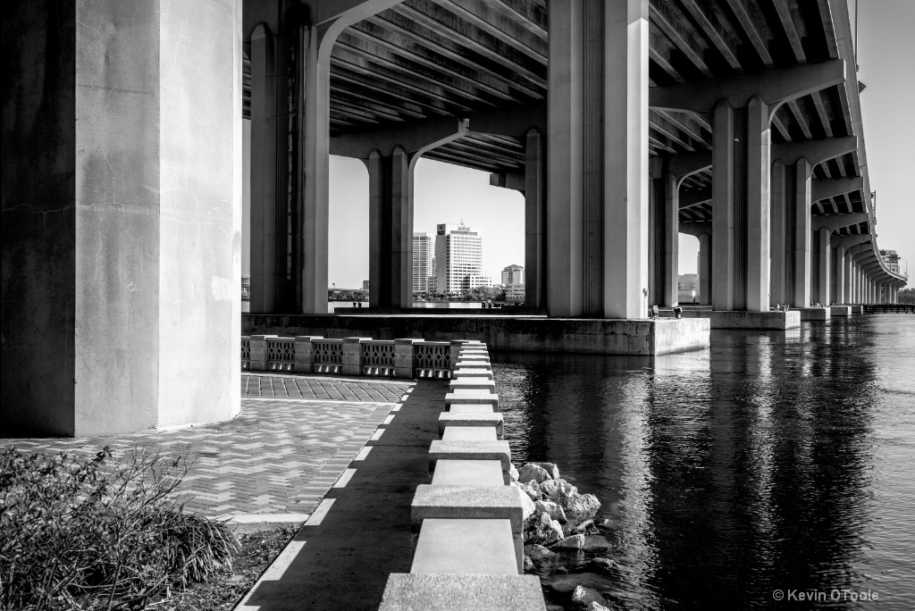 Under the Fuller Warren Bridge