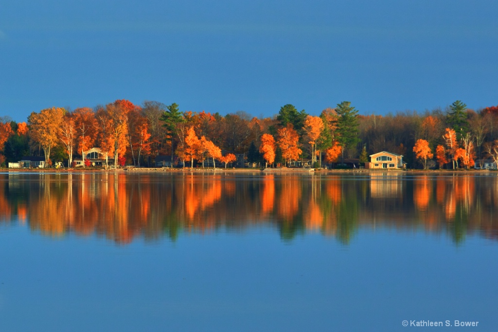 Autumn Reflections Long Lake