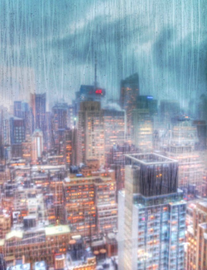 Downpour Over Midtown Manhattan