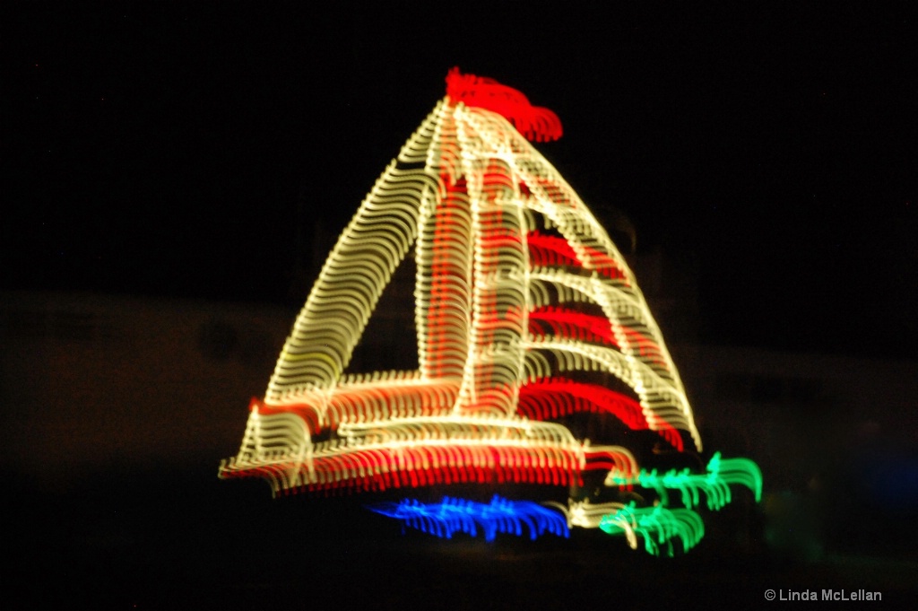 Christmas Sail Boat