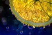 Lemon in water
