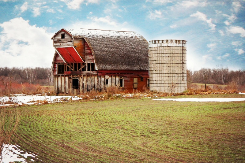 An Old Red Barn