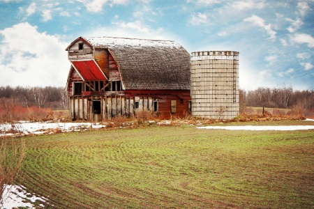An Old Red Barn