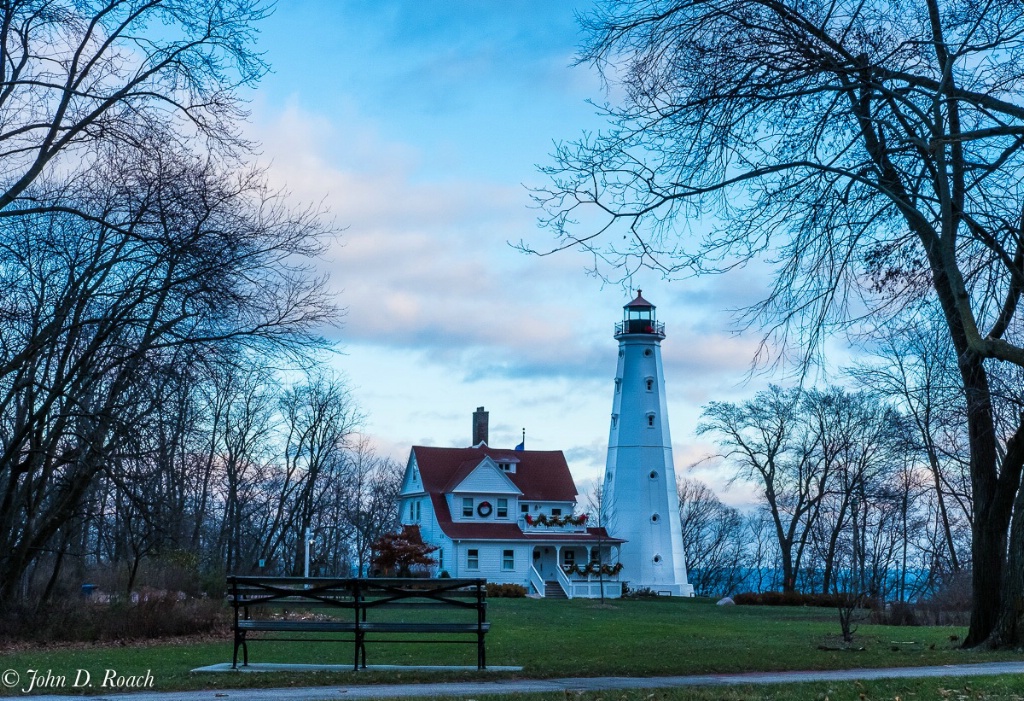 North Point Lighthouse at Dusk