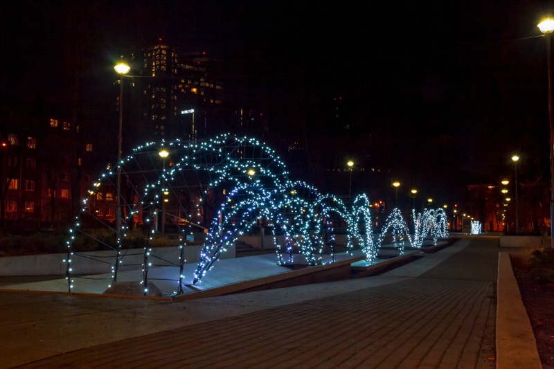 Christmas Lights Of The Politsei Park