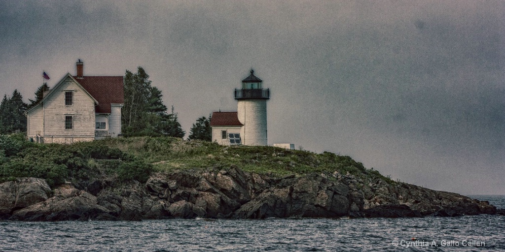 Curtis Island Lighthouse at Penobscot Bay 
