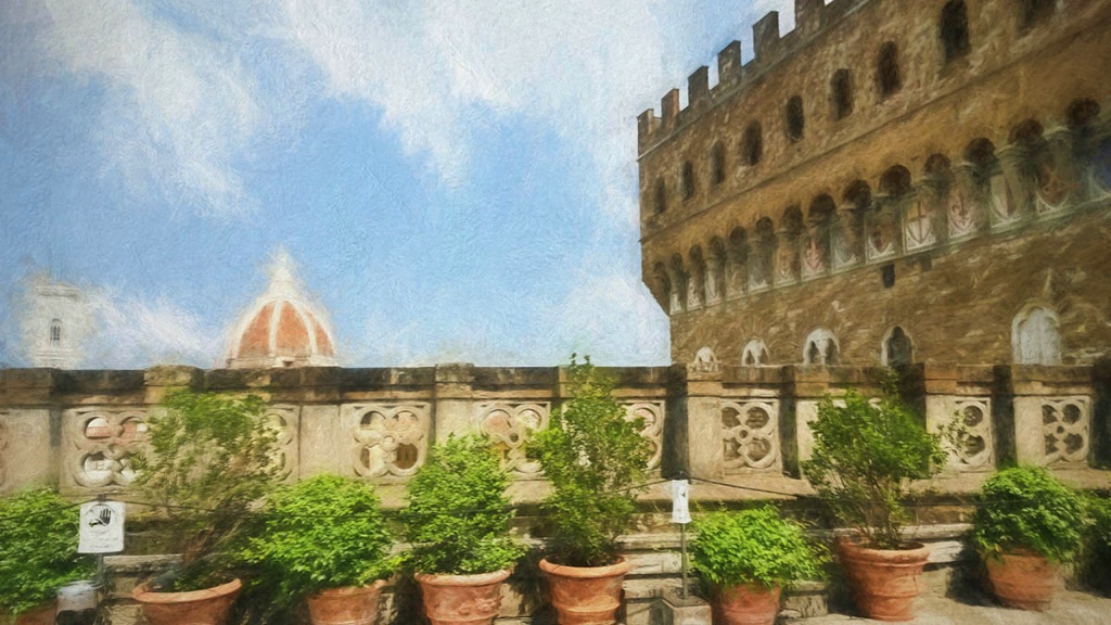 From the Balcony Of the Uffizi