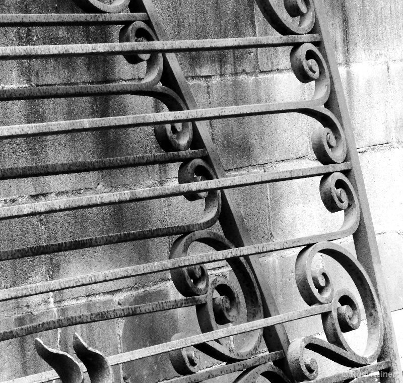 Old iron gate, New York