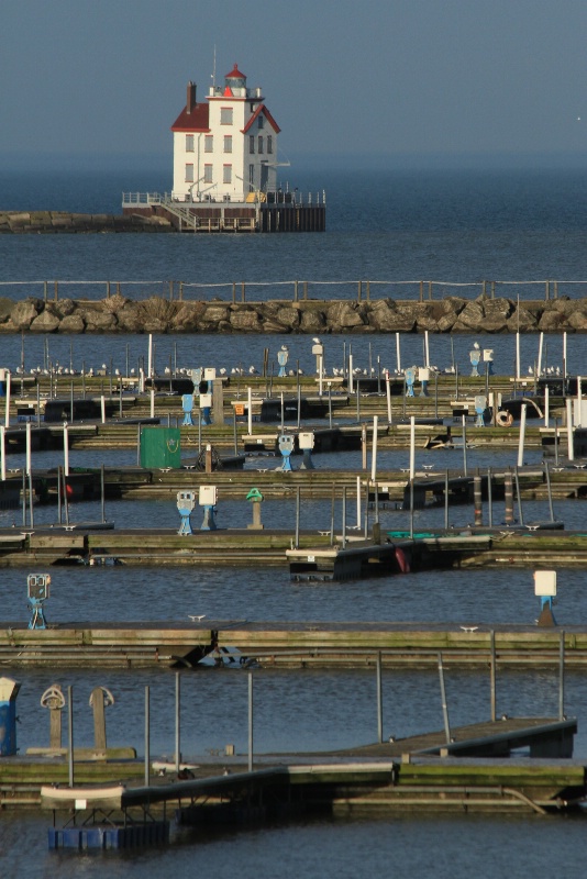 winter at the marina