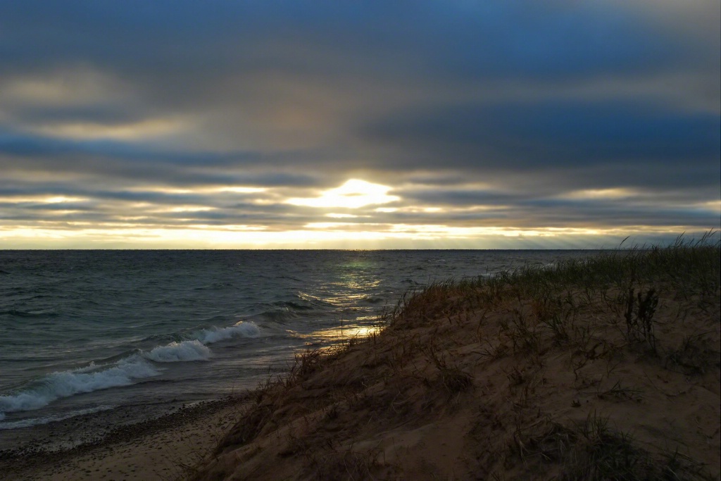Daybreak over Whitefish Bay