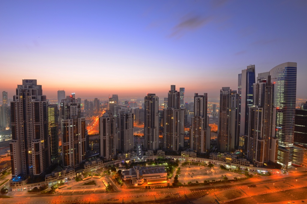 Dubai @ Dawn Skyline  - ID: 15306374 © Magdalene Teo