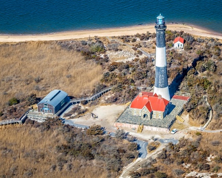 Above Fire Island Lighthouse  1594