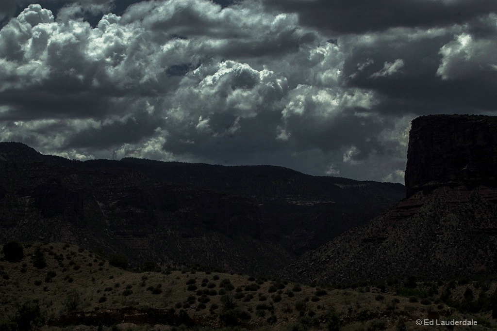 Old Western Moonlit Night