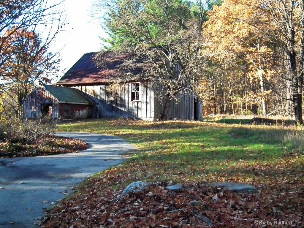 Old Barn in Fall