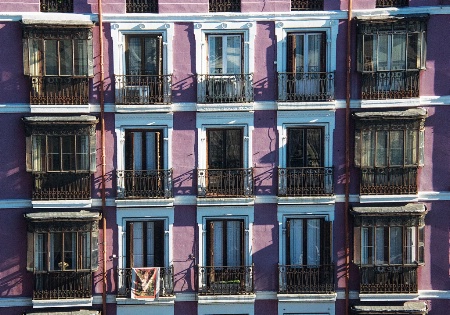 Balconies in Madrid 1
