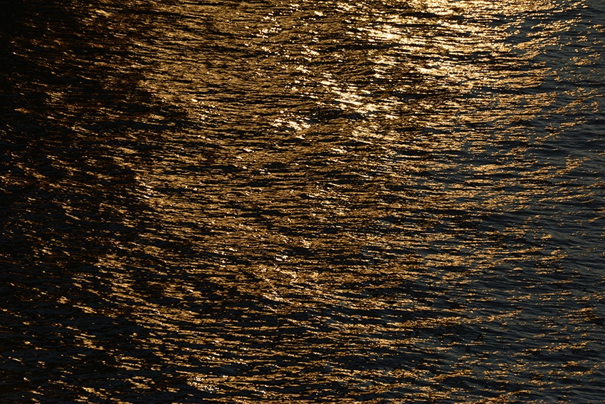 Shimmer on the sea