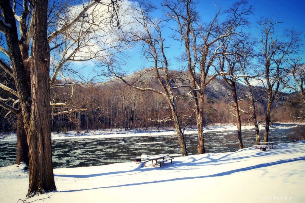 Serenity on the river