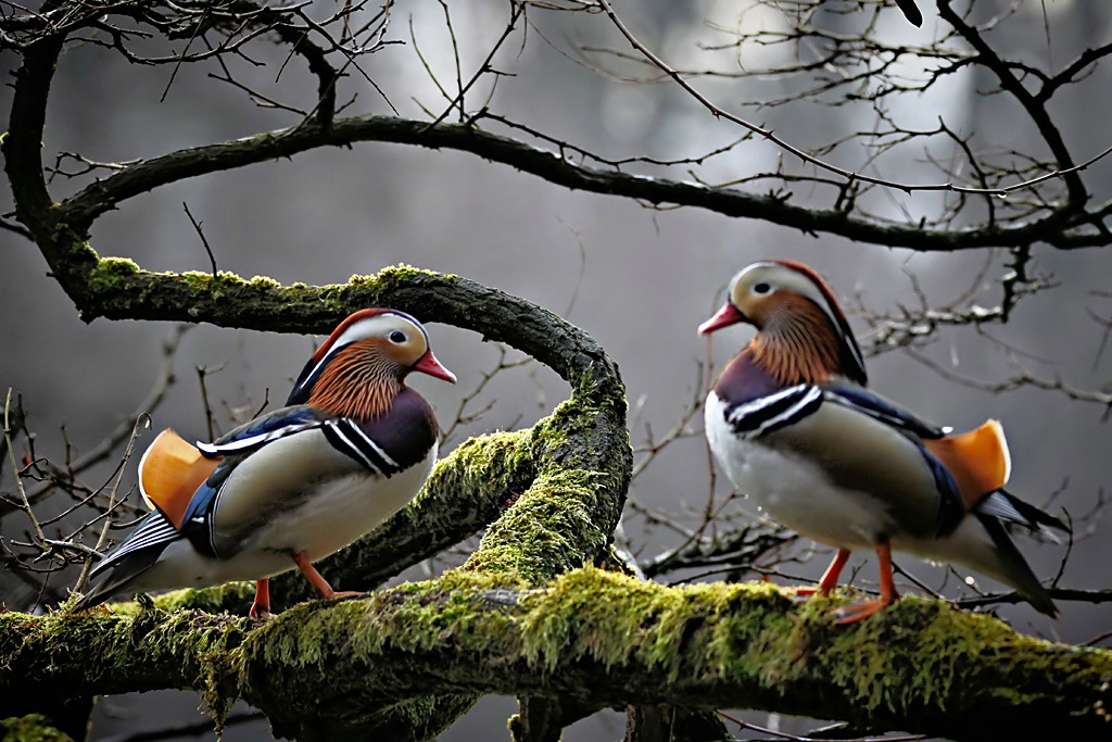 Mandarin Ducks