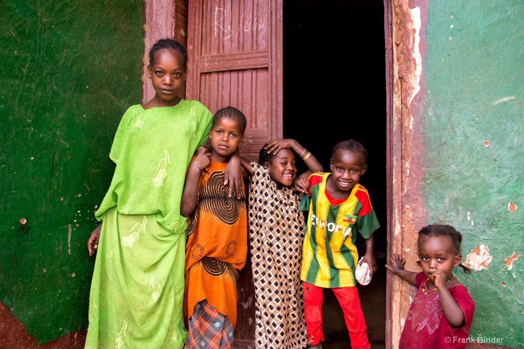 Ethiopian Children Group Portrait