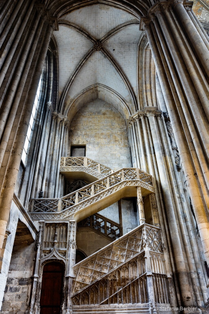 detail of Rouen's Cathedral